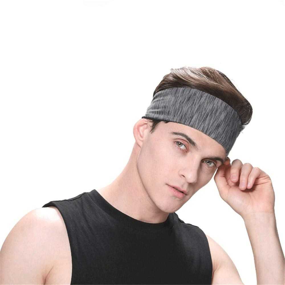 HappySport Bandana Headband Olahraga Elastic Sport Hairbands Yoga - A83
