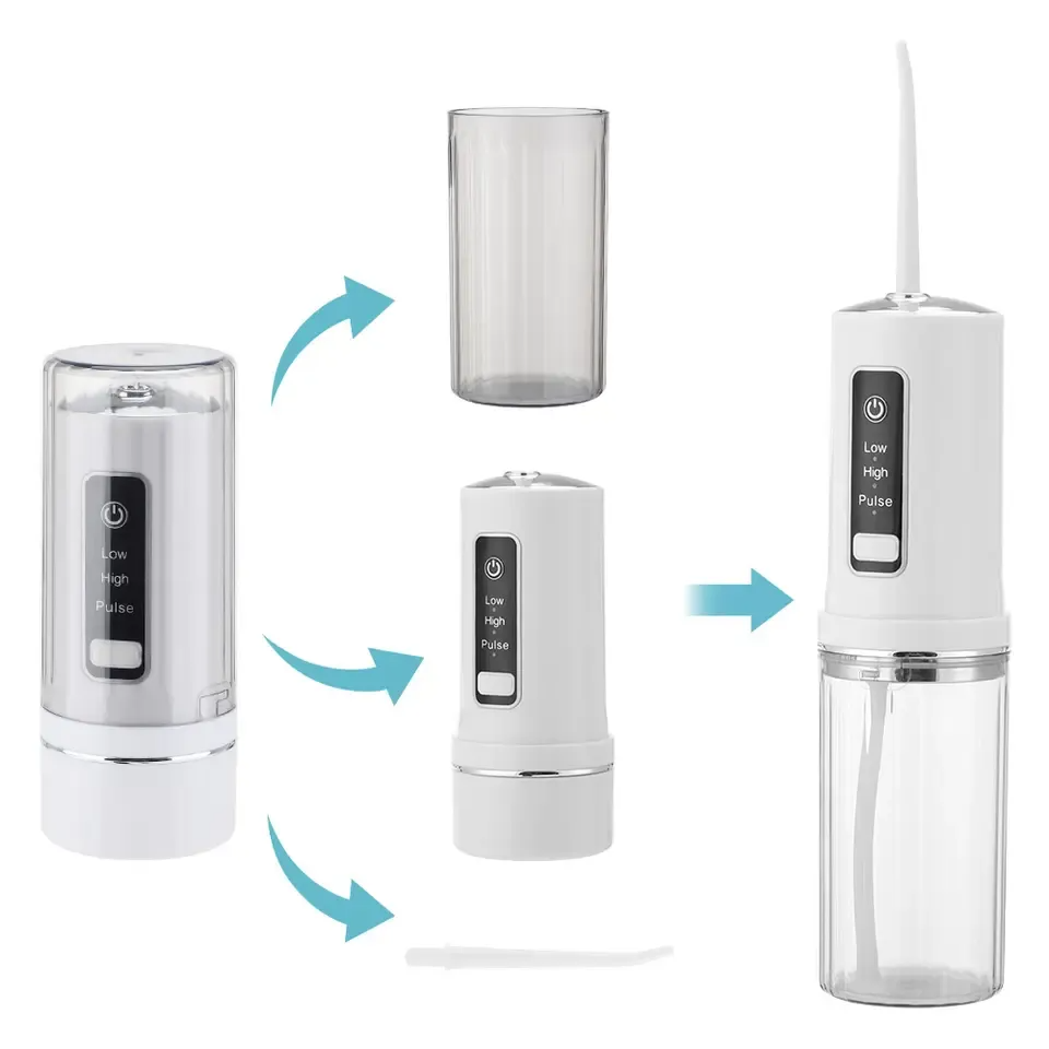 HC Water Flosser Dental Oral Irrigator Pembersih Karang Gigi 230ml - QX-3A33