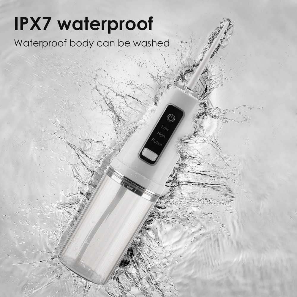 HC Water Flosser Dental Oral Irrigator Pembersih Karang Gigi 230ml - QX-3A33