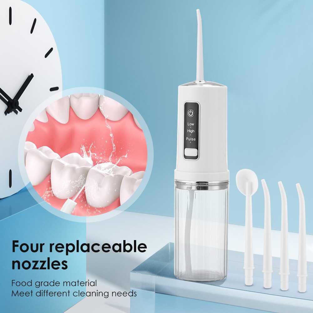 HC Water Flosser Dental Oral Irrigator Pembersih Karang Gigi 230ml - QX-3A33