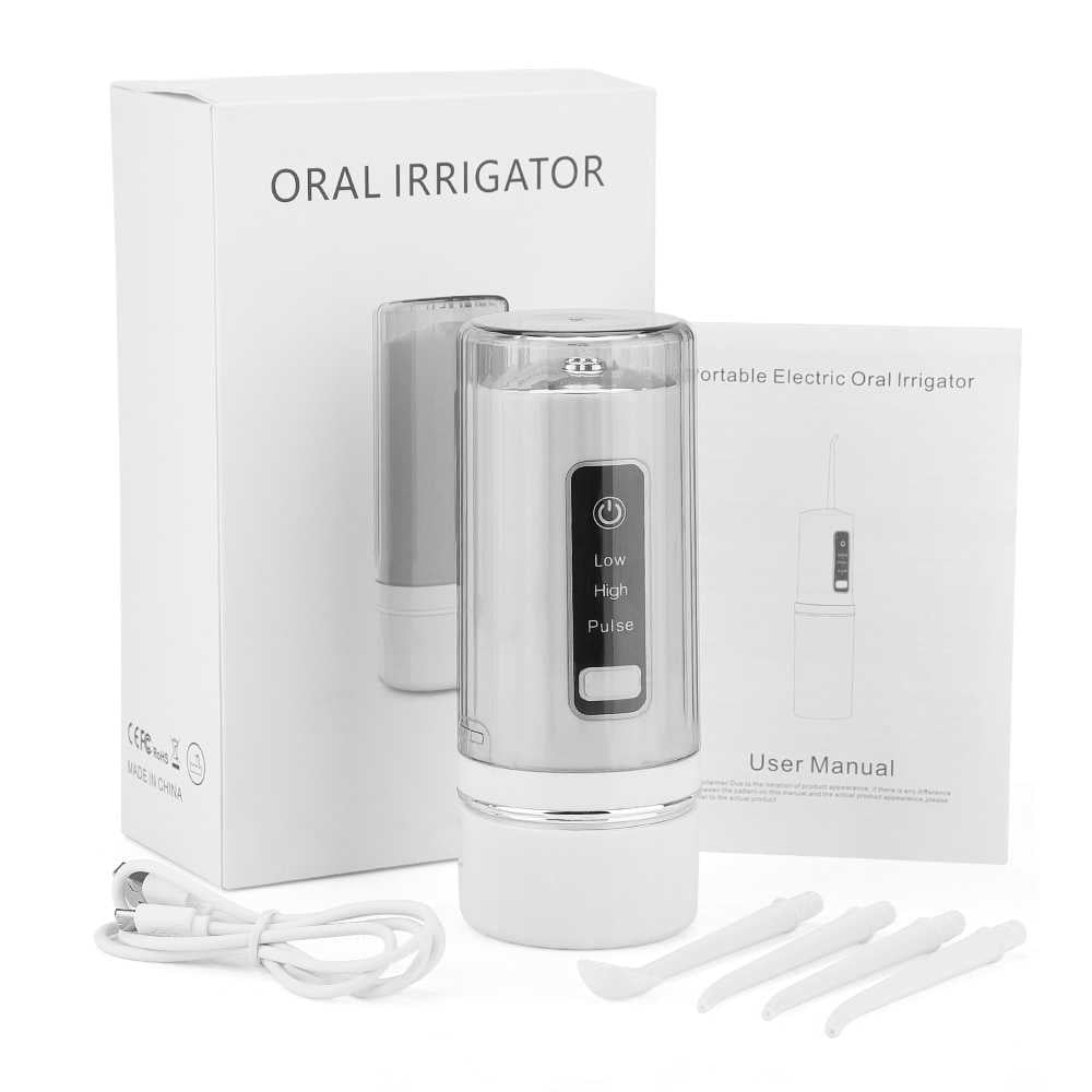 HC Water Flosser Dental Oral Irrigator Pembersih Karang Gigi 230ml - QX-3A33