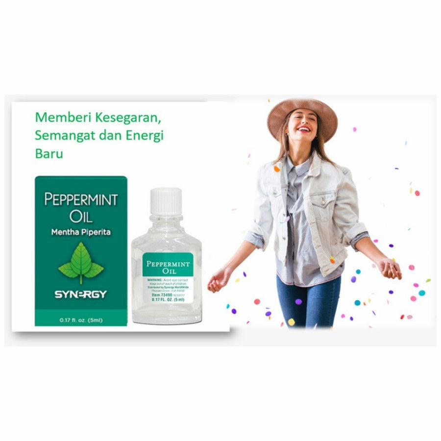 Terbaru Synergy Peppermint Oil Minyak Essential Original Terlaris