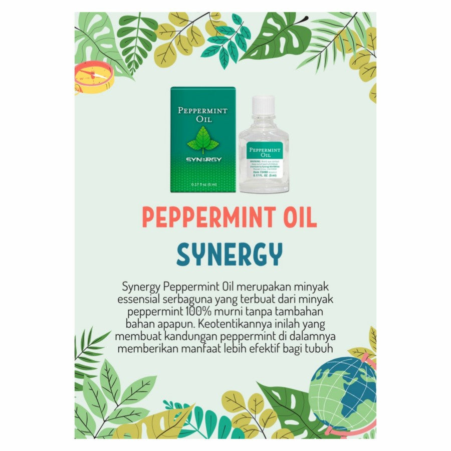 Terbaru Synergy Peppermint Oil Minyak Essential Original Terlaris