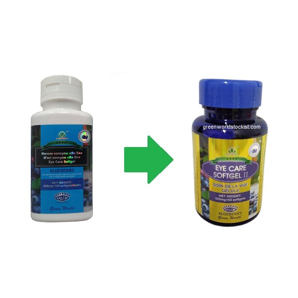 Eye Care Softgels Green World/kemasan baru