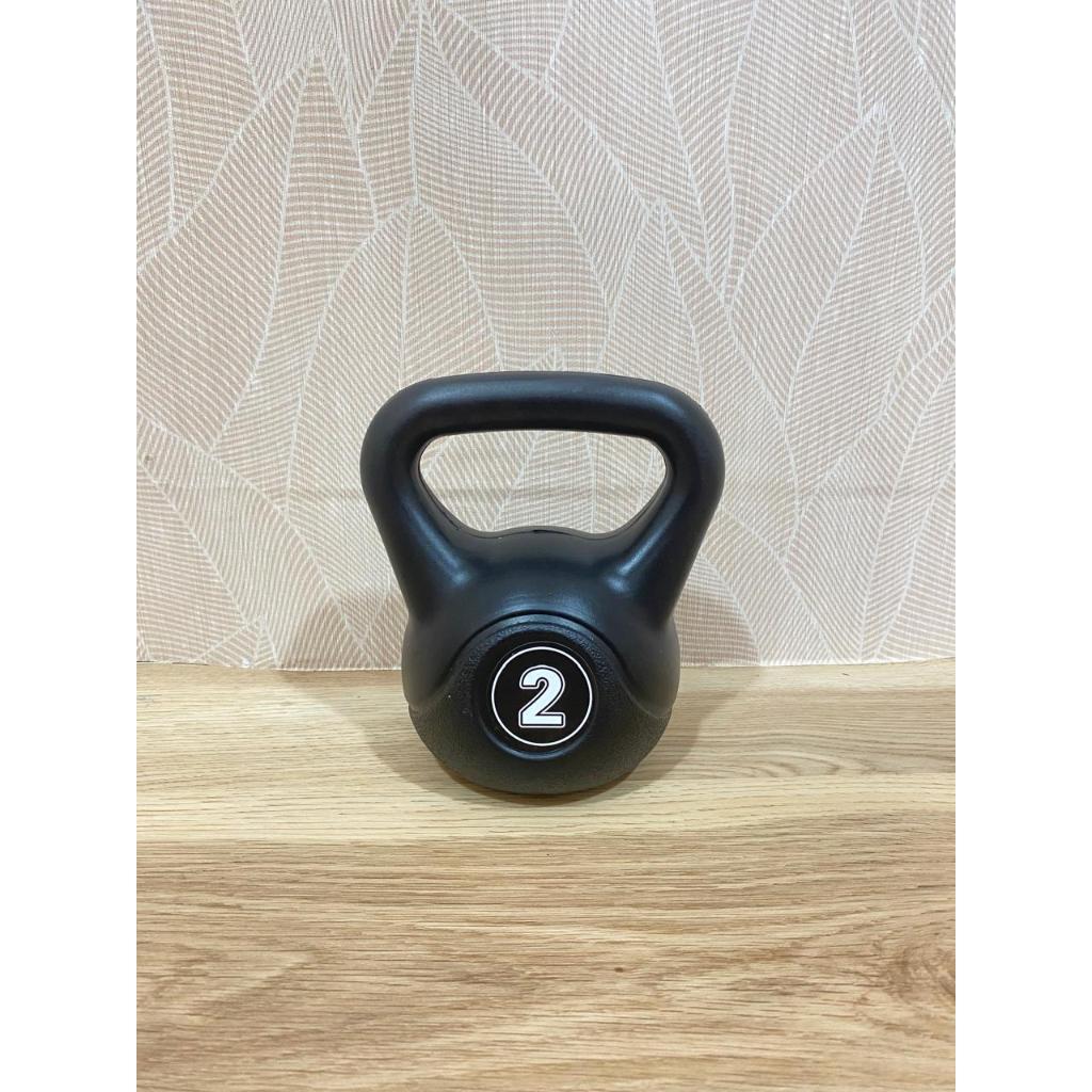 POTENCE KETTLEBELL 2KG / KETTLE BELL 2 KG / DUMBEL BARBEL DUMBELL WEIGHT LIFTING 2KG