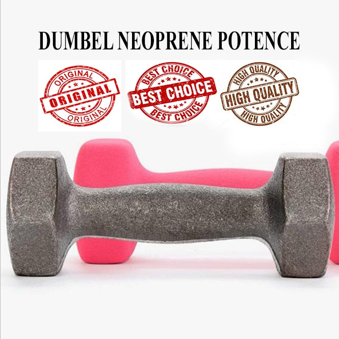 POTENCE DUMBEL NEOPRENE 2KG / BARBEL VINYL 2 KG / DUMBELL GYM YOGA MAT BALL 2KG