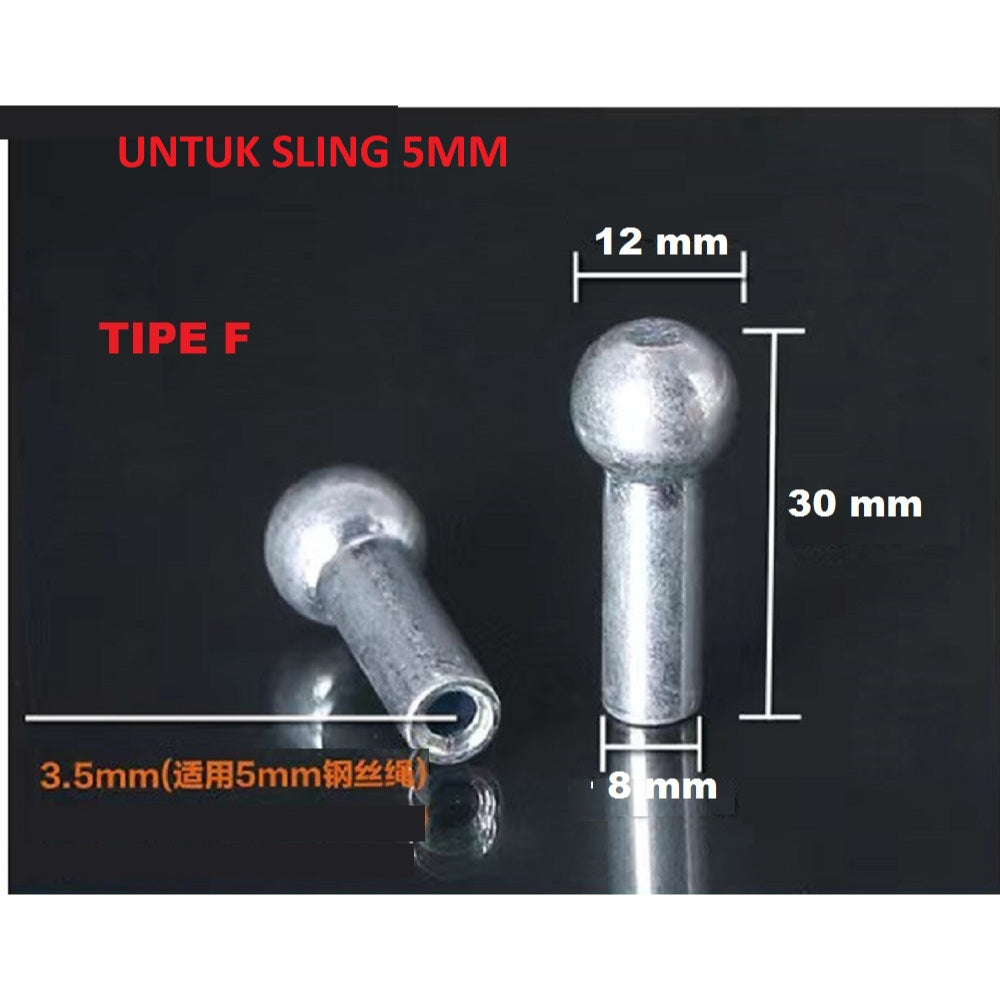 Sparepart Alat Fitness Gym Klem Pentul 6 mm - 5 mm