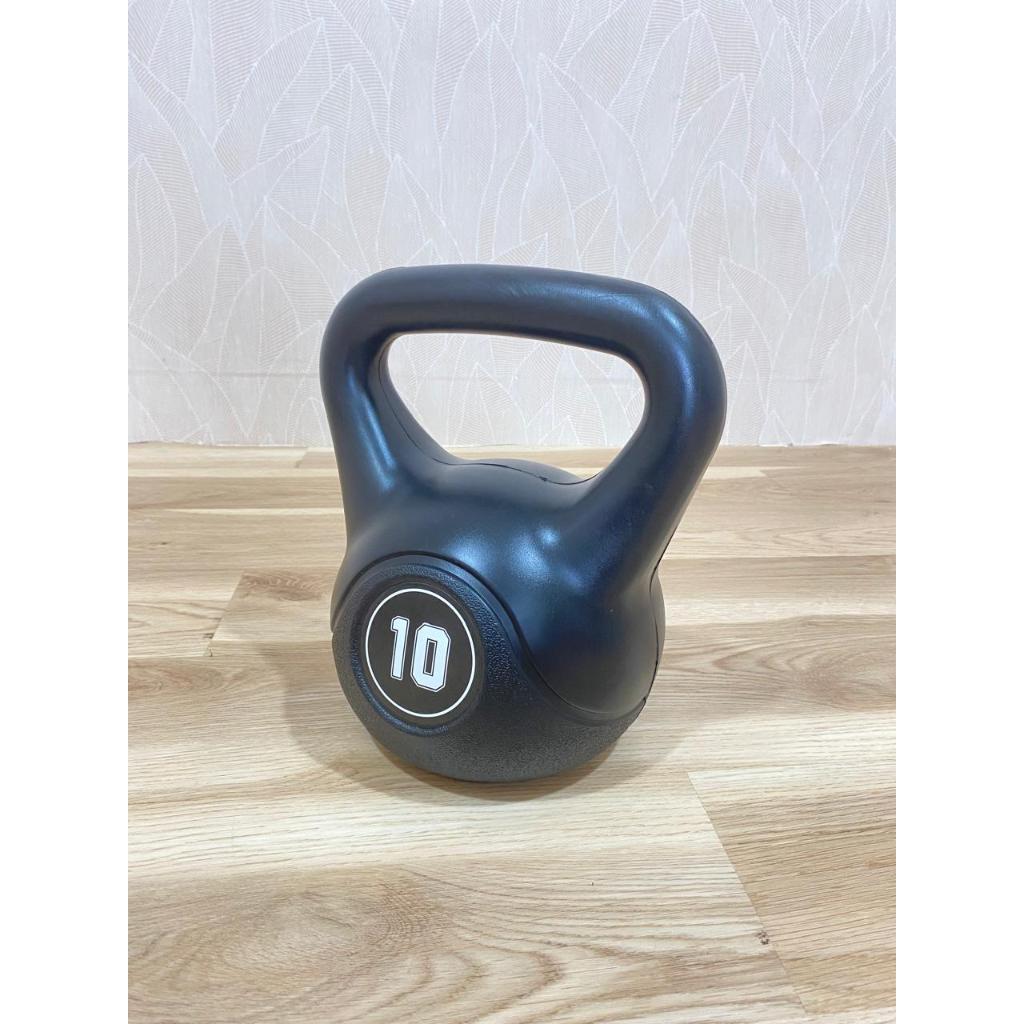 POTENCE KETTLEBELL 10KG / KETTLE BELL 10 KG / DUMBEL BARBEL DUMBELL WEIGHT LIFTING 10KG
