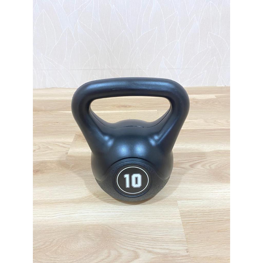 POTENCE KETTLEBELL 10KG / KETTLE BELL 10 KG / DUMBEL BARBEL DUMBELL WEIGHT LIFTING 10KG