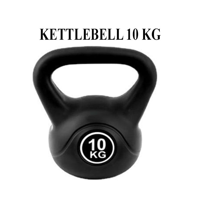 POTENCE KETTLEBELL 10KG / KETTLE BELL 10 KG / DUMBEL BARBEL DUMBELL WEIGHT LIFTING 10KG