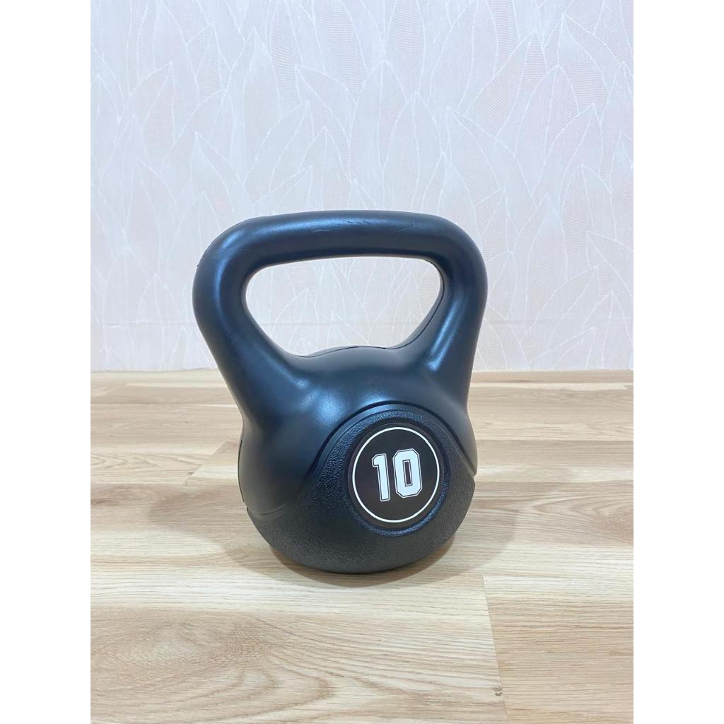 POTENCE KETTLEBELL 10KG / KETTLE BELL 10 KG / DUMBEL BARBEL DUMBELL WEIGHT LIFTING 10KG