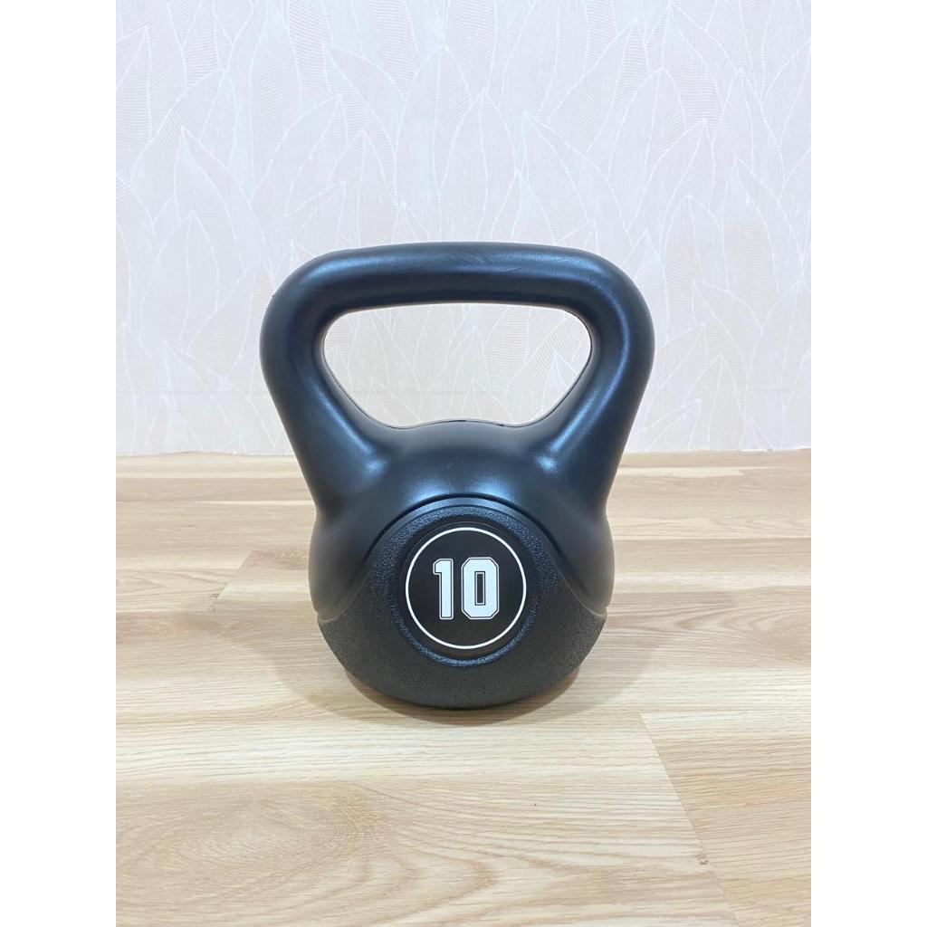 POTENCE KETTLEBELL 10KG / KETTLE BELL 10 KG / DUMBEL BARBEL DUMBELL WEIGHT LIFTING 10KG
