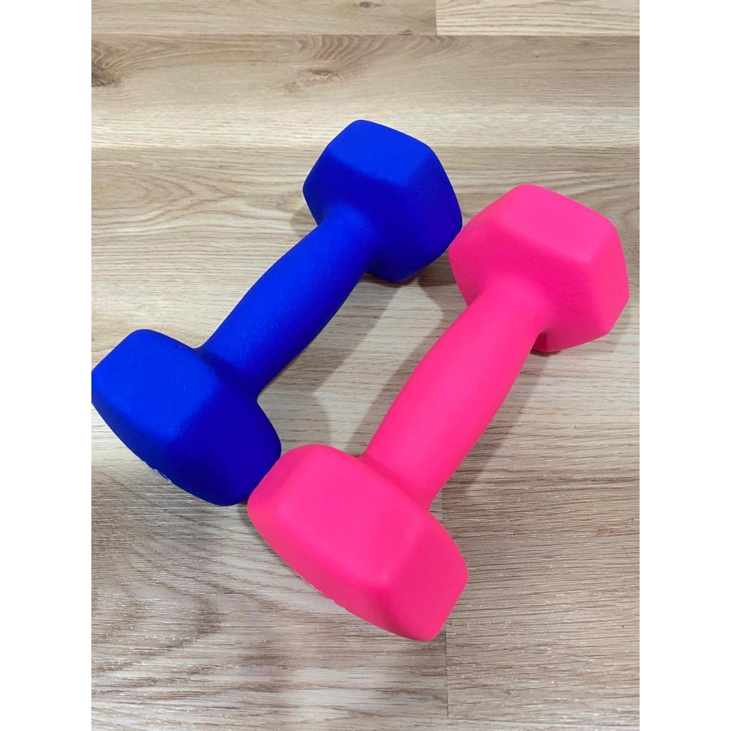 POTENCE DUMBEL NEOPRENE 3KG / BARBEL VINYL 3 KG / DUMBELL GYM YOGA MAT BALL 3KG