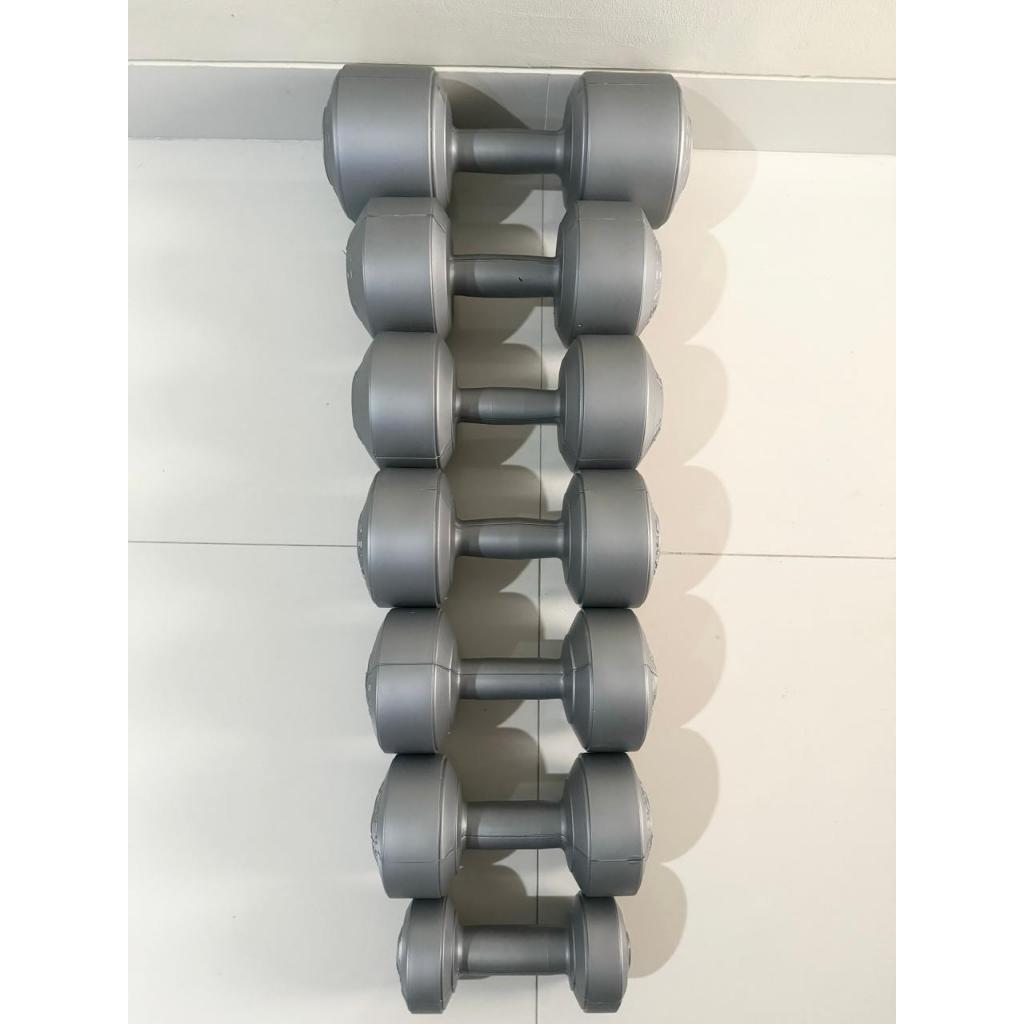 POTENCE BARBEL KOSONGAN / DUMBEL TANPA ISI WARNA SILVER ( SUDAH INCLUDE TUTUP )