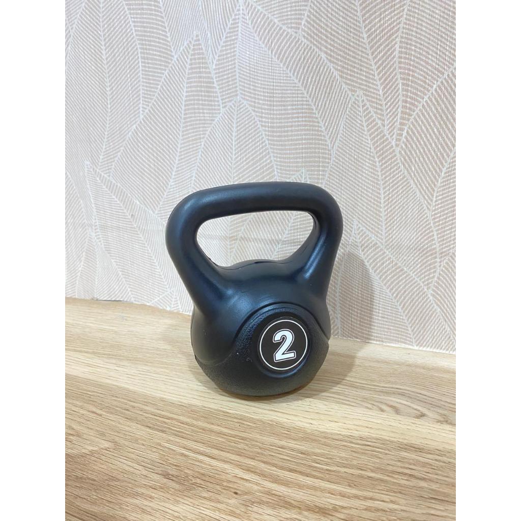 POTENCE KETTLEBELL 2KG / KETTLE BELL 2 KG / DUMBEL BARBEL DUMBELL WEIGHT LIFTING 2KG