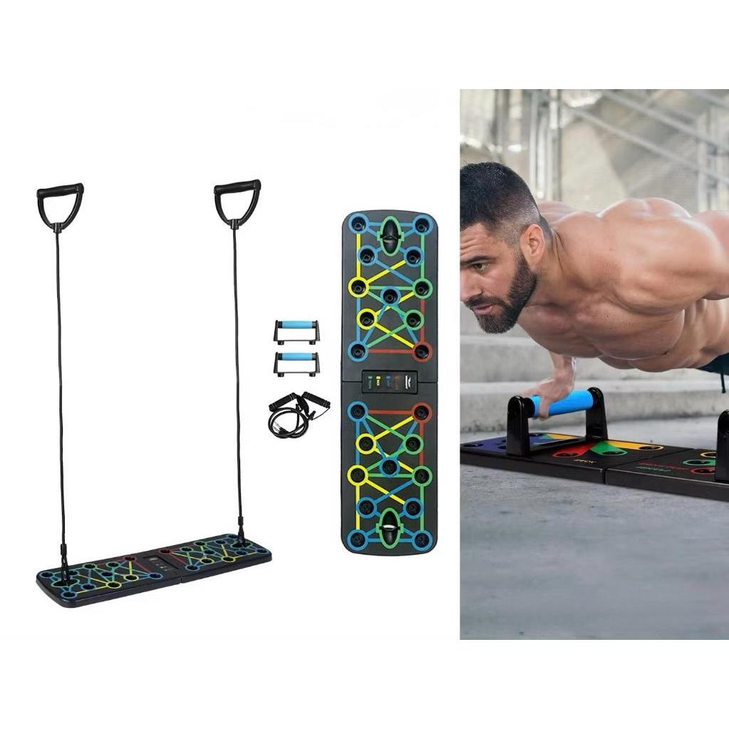 POTENCE Push Up Board Push Up Stand Alat Olahraga Fitness Alat Bantu Push Up