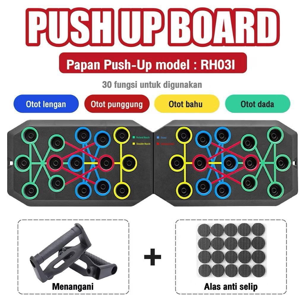 POTENCE Push Up Board Push Up Stand Alat Olahraga Fitness Alat Bantu Push Up