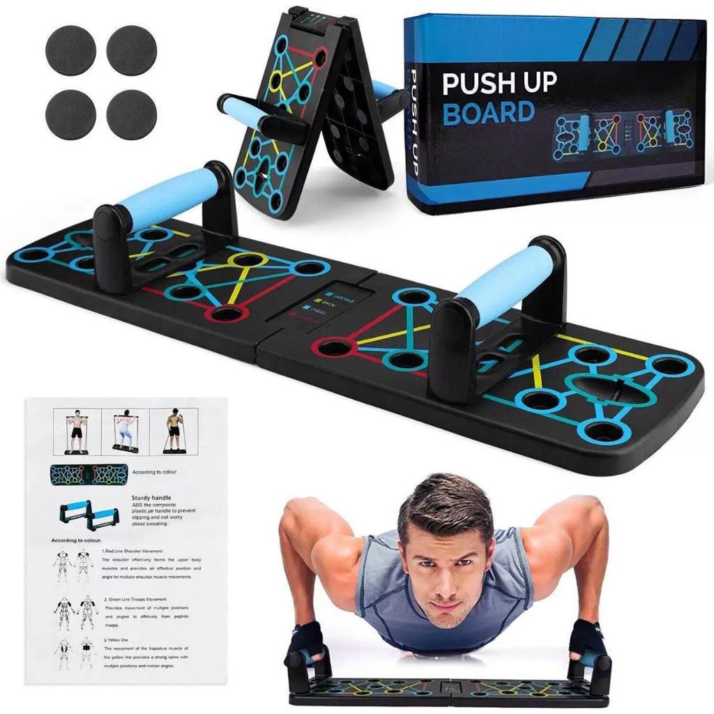 POTENCE Push Up Board Push Up Stand Alat Olahraga Fitness Alat Bantu Push Up