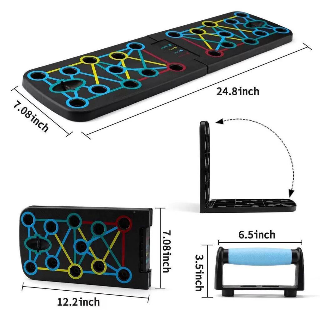 POTENCE Push Up Board Push Up Stand Alat Olahraga Fitness Alat Bantu Push Up
