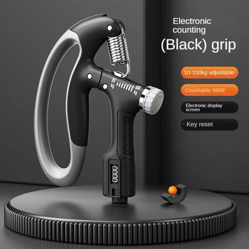 POTENCE HANDGRIP ADJUSTABLE ALAT BANTU FITNESS OTOT LENGAN TANGAN PORTABLE HAND GRIP INTENSITAS 5-60KG