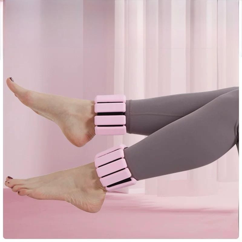 POTENCE Adjustable Wrist & Ankle Weight Bracelet 1KG | Gelang Pemberat Kaki dan Tangan Alat Olahraga Gym & Fitnes