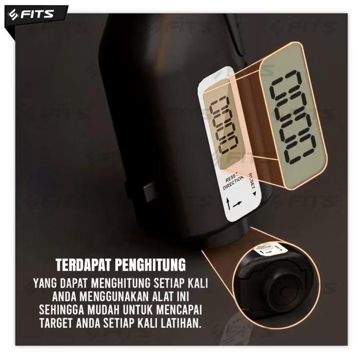 POTENCE HANDGRIP ADJUSTABLE ALAT BANTU FITNESS OTOT LENGAN TANGAN PORTABLE HAND GRIP INTENSITAS 5-60KG