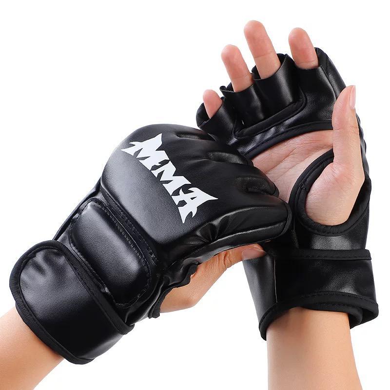 POTENCE SARUNG TANGAN TINJU MUAY THAI BOXING MMA UFC UKURAN DEWASA ALL SIZE LEATHER GLOVES EMPUK