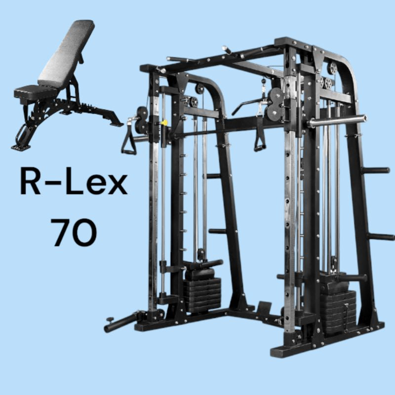 R-Lex70 Smith Machine Multifungsi Trainer Komplit / Alat Home Gym / Alat Fitness Multi / Murah Berkualitas / Besi Kokoh