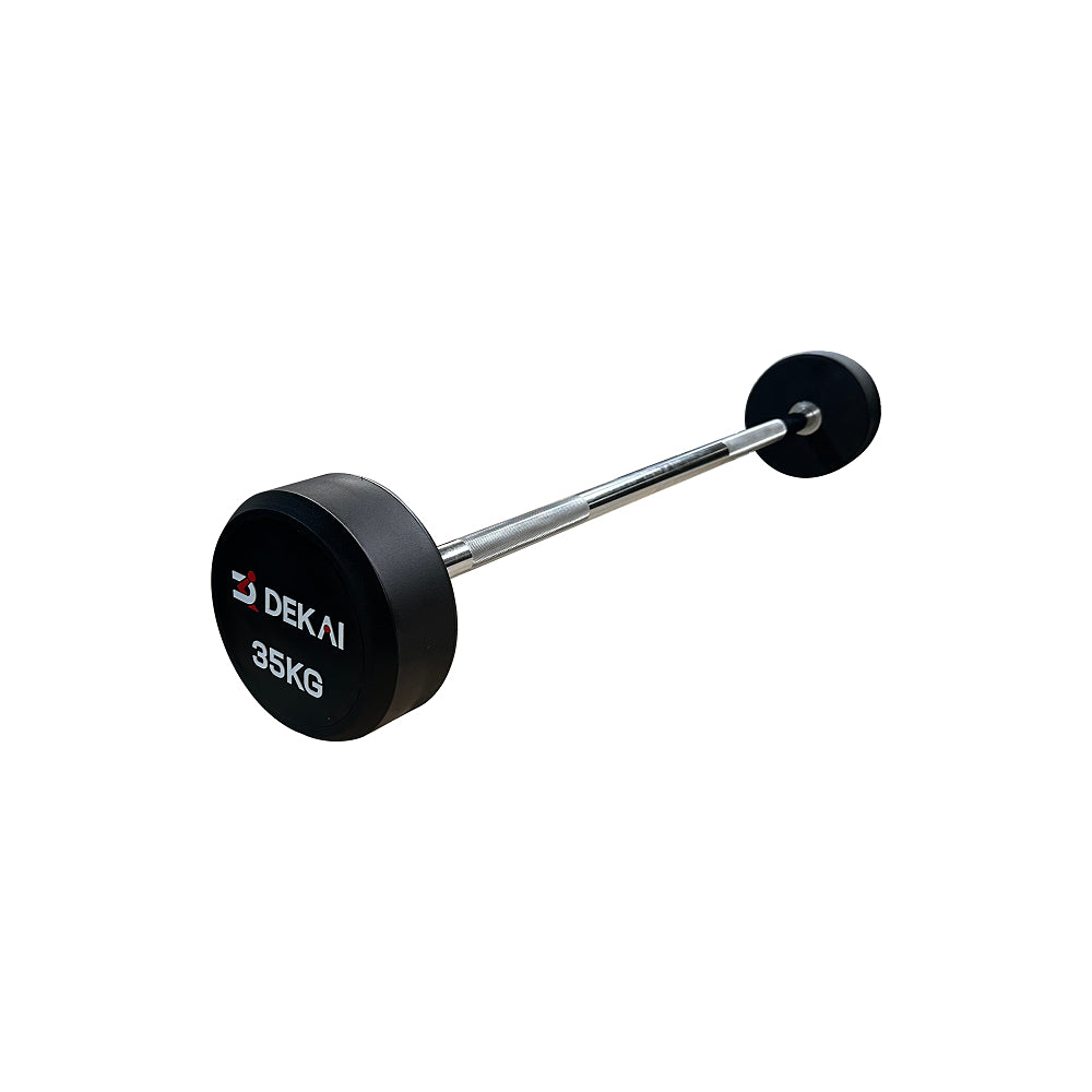 BARBEL FIX DUMBEL DUMBELL EZ STICK LENGKUNG - LURUS 10 KG - 40 KG ORIGINAL IMPORT - DEKAI