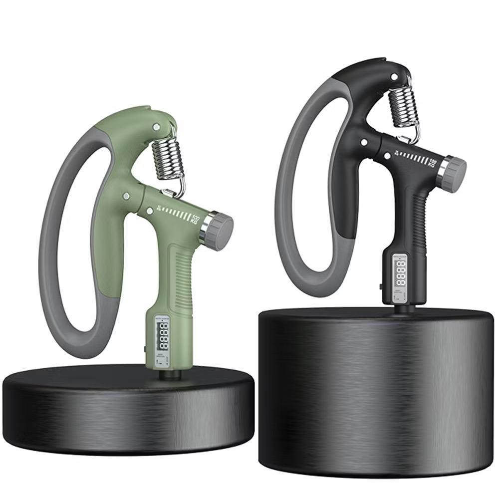 POTENCE HANDGRIP ADJUSTABLE ALAT BANTU FITNESS OTOT LENGAN TANGAN PORTABLE HAND GRIP INTENSITAS 5-60KG