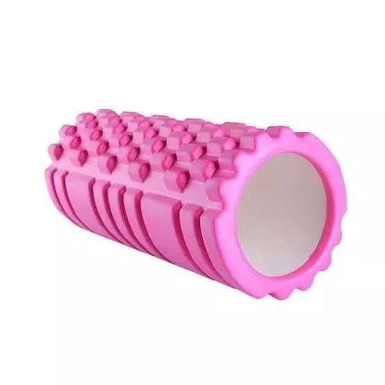 POTENCE Foam Roller 33x14cm Yoga Roler Foam Roller Rumble Gym Fitness Yoga Olahraga Pria Wanita Workout Gym Pilates Stretching