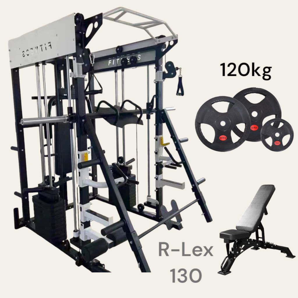 R-Lex130 Smith Machine Multifungsi One For All / Alat Fitness Multi Super Komplit / Home Gym Fitnes / Termurah di Kelasnya / Best Seller