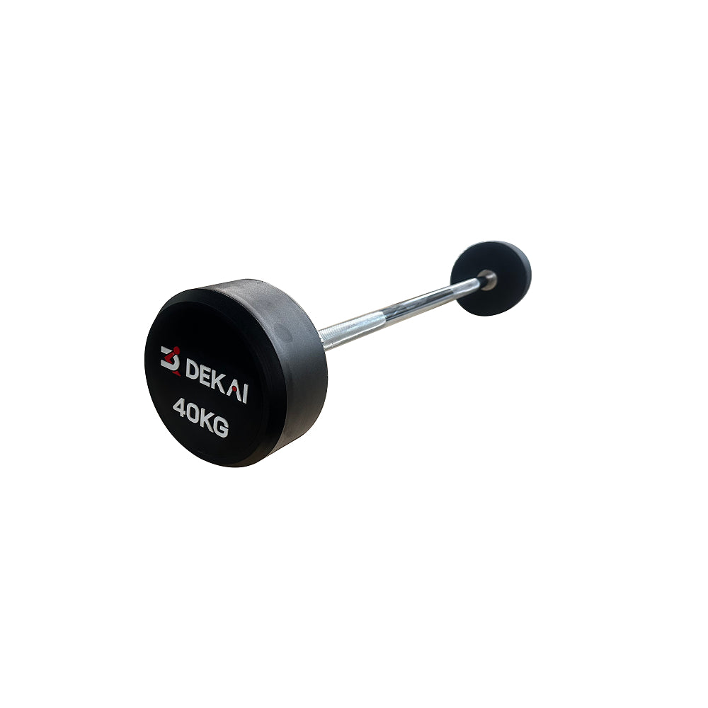 BARBEL FIX DUMBEL DUMBELL EZ STICK LENGKUNG - LURUS 10 KG - 40 KG ORIGINAL IMPORT - DEKAI