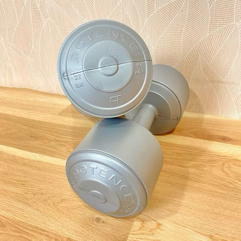 POTENCE DUMBEL 10 KG / BARBEL 10 KG / DUMBELL PLASTIK 10KG