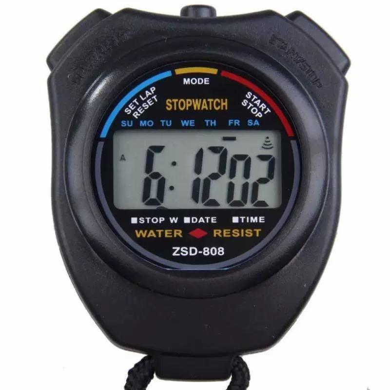 POTENCE Stopwatch LCD Dengan Strap / Timer Waterproof Aksesoris Olahraga Gym / Stopwatch Digital