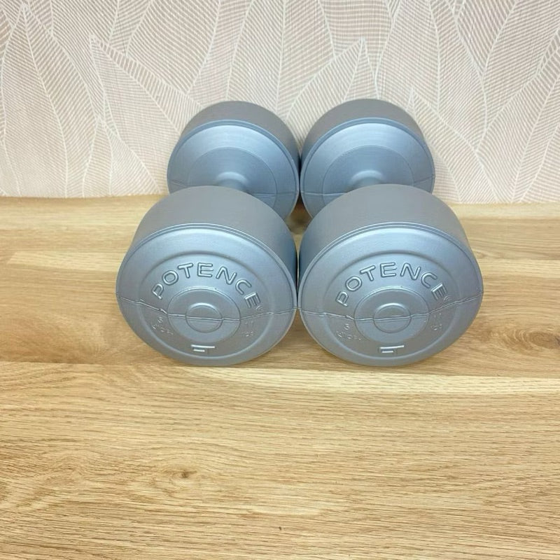 DUMBEL 5KG POTENCE / BARBEL 5 KG / DUMBELL PLASTIK 5KG