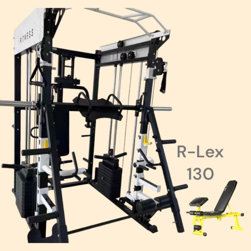 R-Lex130 Smith Machine Multifungsi One For All / Alat Fitness Multi Super Komplit / Home Gym Fitnes / Termurah di Kelasnya / Best Seller