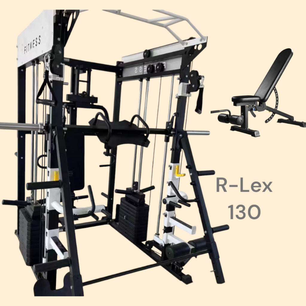 R-Lex130 Smith Machine Multifungsi One For All / Alat Fitness Multi Super Komplit / Home Gym Fitnes / Termurah di Kelasnya / Best Seller