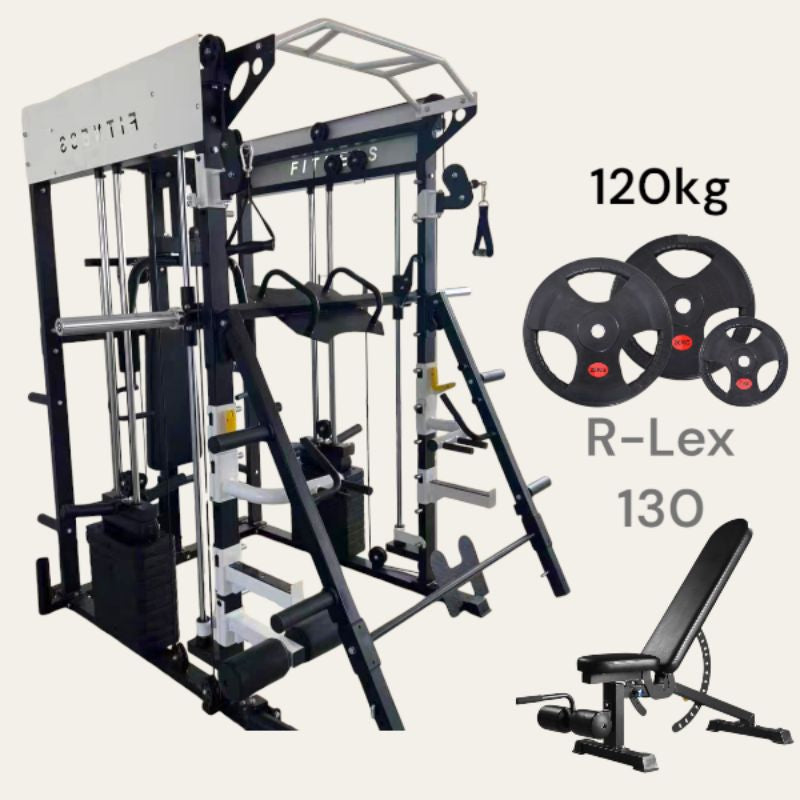 R-Lex130 Smith Machine Multifungsi One For All / Alat Fitness Multi Super Komplit / Home Gym Fitnes / Termurah di Kelasnya / Best Seller