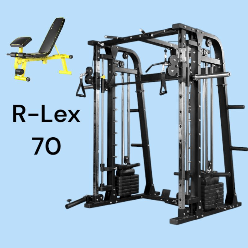 R-Lex70 Smith Machine Multifungsi Trainer Komplit / Alat Home Gym / Alat Fitness Multi / Murah Berkualitas / Besi Kokoh