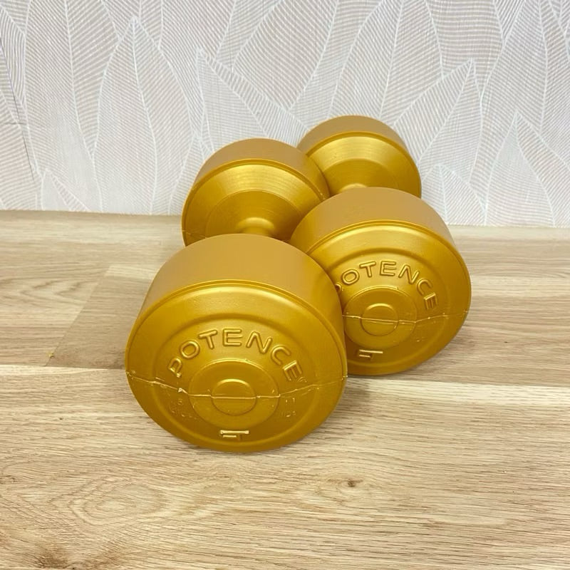 POTENCE BARBEL 10KG / DUMBEL 10KG / DUMBELL PLASTIK 10 KG