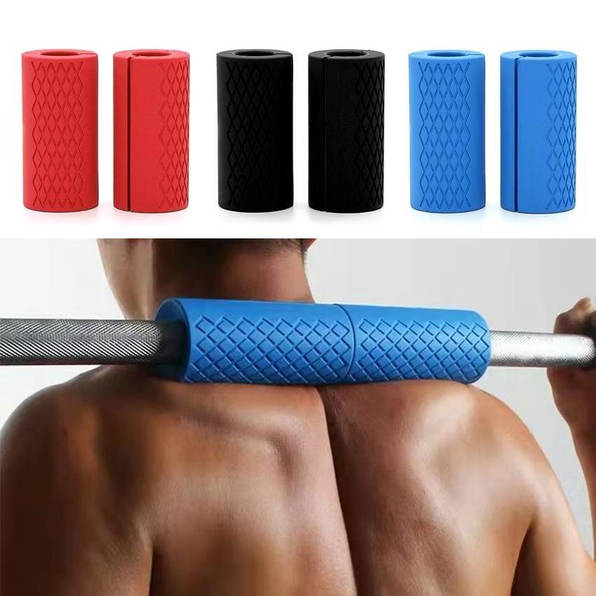 POTENCE Fat Gripz Dumbell Grip Barbell Grips Barbell Silicone Hand Grip Bar Dumbbell Curved Bar Grip Barbel Bahan Silikon Anti Slip Untuk Angkat Beban / Fat Grip Dumbell