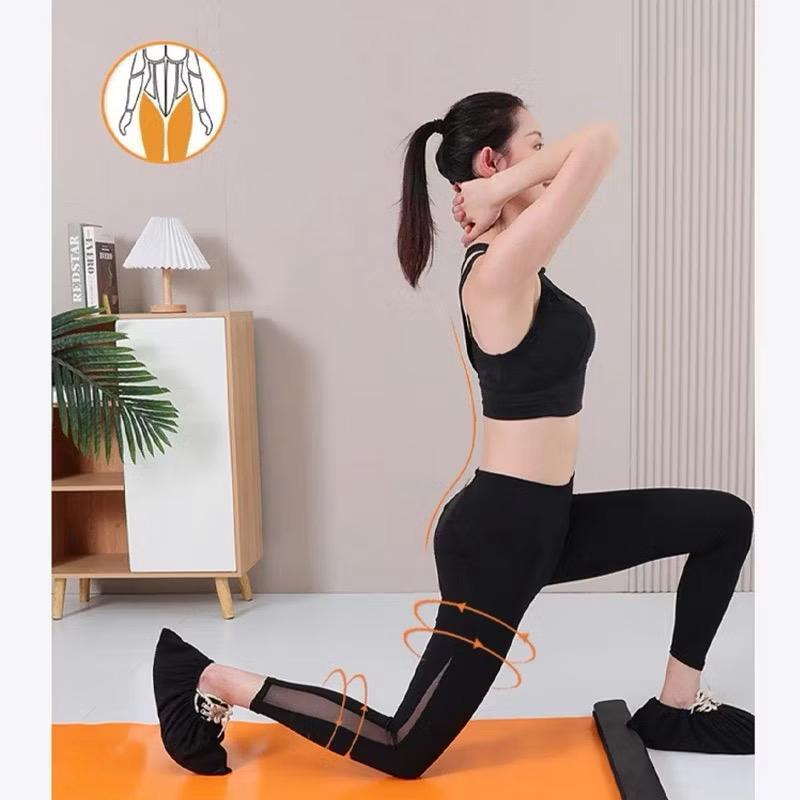 POTENCE Sliding Mat Alat Fitness Gesek Kaki Portable Alat Olahraga Gym Sport Gesek Glider Mat
