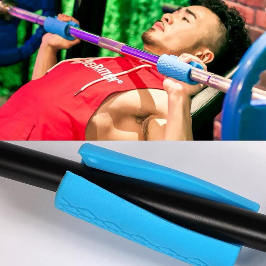POTENCE Fat Gripz Dumbell Grip Barbell Grips Barbell Silicone Hand Grip Bar Dumbbell Curved Bar Grip Barbel Bahan Silikon Anti Slip Untuk Angkat Beban / Fat Grip Dumbell
