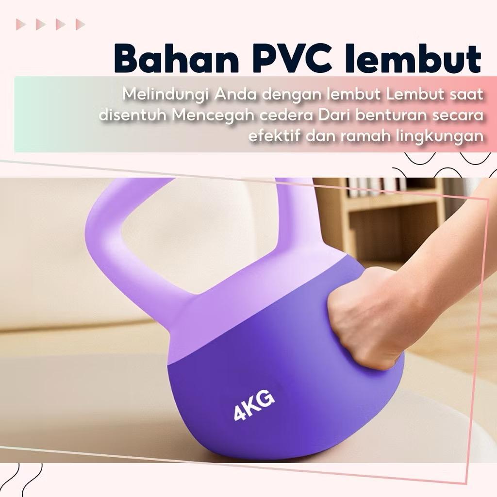 POTENCE Soft Kettlebell 4kg | High-Quality Exercise Weight Lifting Equipment Dumbell Barbell Kettle Bell 4 kg