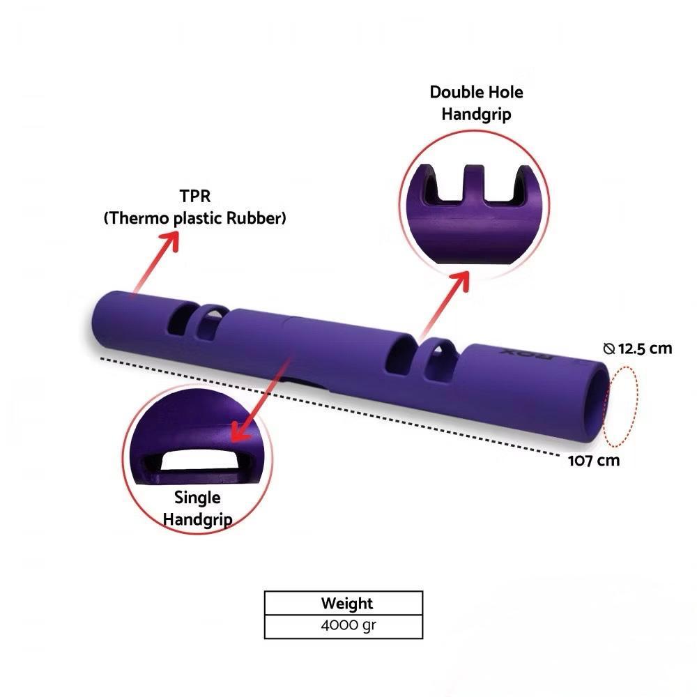 POTENCE ViPR Training Rox 4kg  - Power Weight Bar Gym Fitness VIPR 4 KG