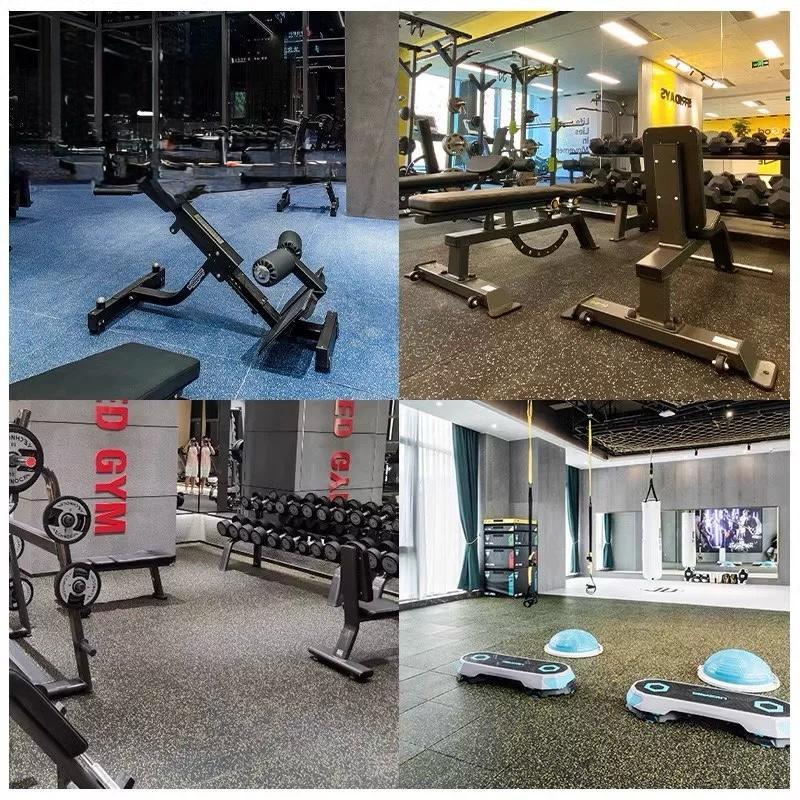 POTENCE Gym Rubber Floor Mat / Matras Gym Olahraga Empuk Waterproof Bahan Rubber Evamat / Karpet Lantai Karet Tempat Fitness - ukuran 50cm x 50cm