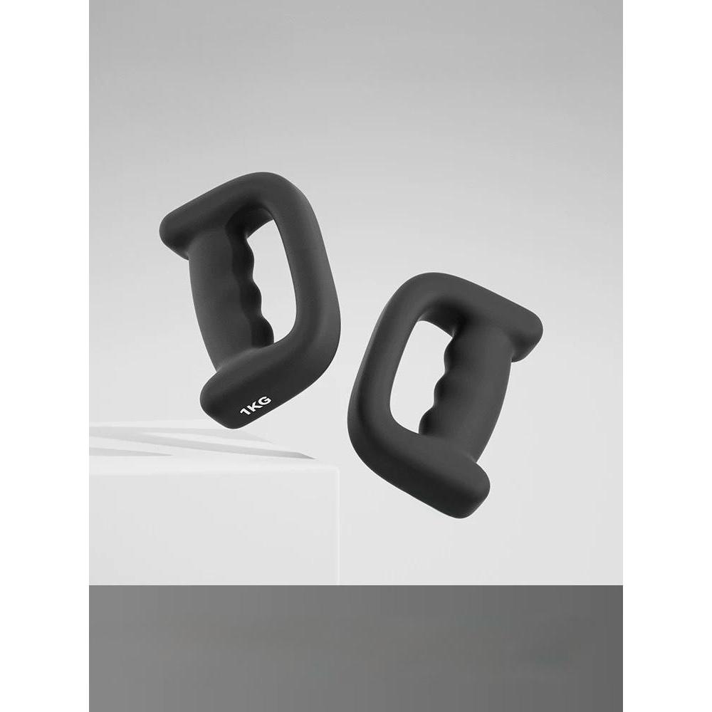 POTENCE Neoprene Non Slip Dumbell Neoprene Vinyl with Handle 1 KG / Dumbel / Barbel Besi Gym Fitness Olahraga Angkat Beban