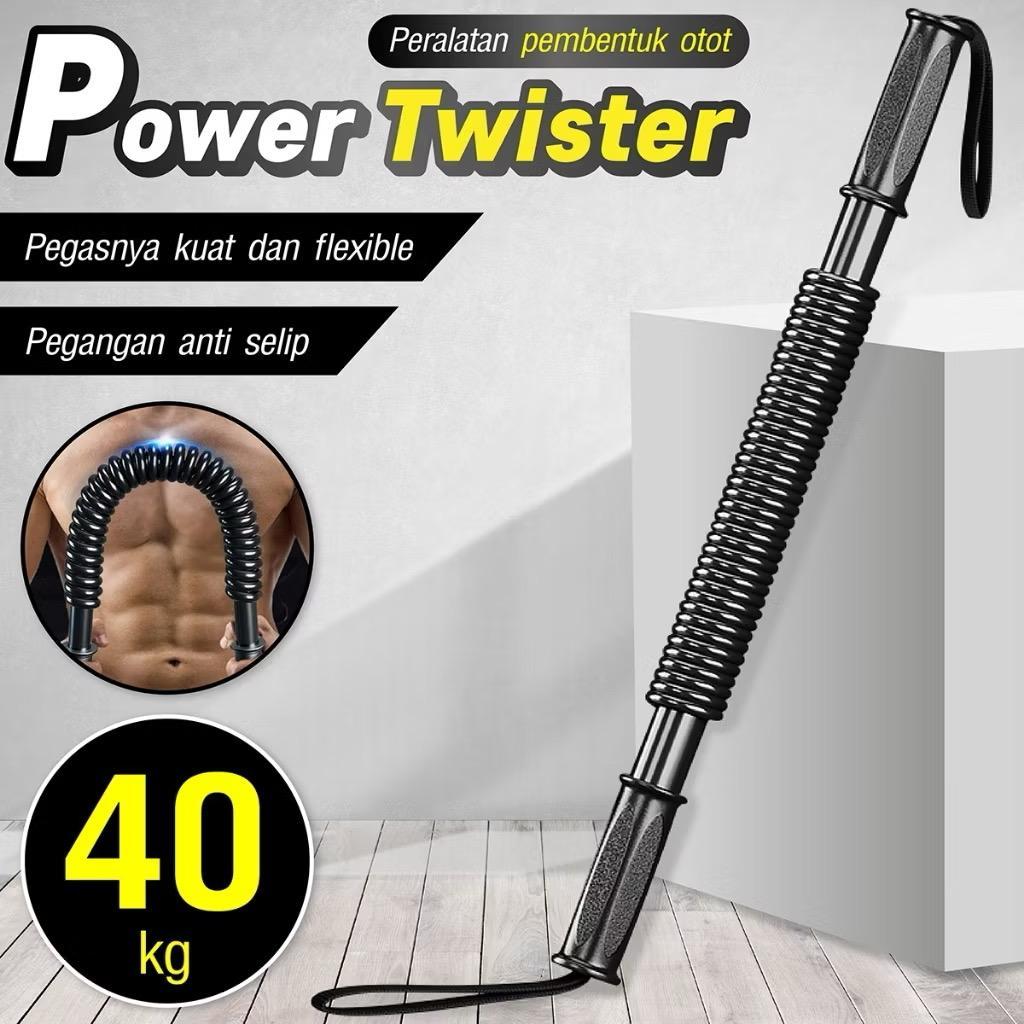 POTENCE Power Twister 20Kg 30Kg 40Kg 50Kg Alat Olahraga Fitness Pembentuk Otot Lengan Bahu Dada