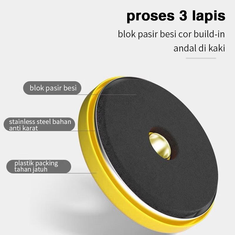 POTENCE Dumbell Barbel Set 20kg Dumbbell Set Barbell Set Besi Rubber 2 Pcs Barbel Dumbel Gym Fitness Olahraga Angkat Beban
